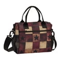 thumbnail image 1 of FORMRS Insulated Lunch Bag Unisex Large Capacity with Shoulder Strap, Star Spangled Squares, 1 of 6