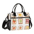 thumbnail image 1 of FORMRS Insulated Lunch Bag for Work School Unisex Large Capacity Cooler with Shoulder Strap, Various Toasts, 1 of 6