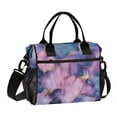 thumbnail image 1 of FORMRS Insulated Lunch Bag for Work School Unisex Large Capacity Cooler with Shoulder Strap, Watercolor Pink Marble Pattern, 1 of 6