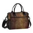 thumbnail image 1 of FORMRS Insulated Lunch Bag Unisex Large Capacity with Shoulder Strap, Wood Grain, 1 of 6