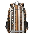 thumbnail image 1 of FORMRS Unisex School Backpack 17" Student Travel Bag with Laptop Compartment, Abstract Dots, 1 of 7