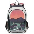 thumbnail image 1 of FORMRS School Backpack 17" Student Travel Bag with Laptop Compartment, Abstract Elephant, 1 of 7