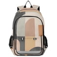 thumbnail image 1 of FORMRS School Backpack 17" Student Travel Bag with Laptop Compartment, Abstract Shapes, 1 of 7