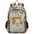 thumbnail image 1 of FORMRS School Backpack 17" Student Travel Bag with Laptop Compartment, Animals in A Forest Pattern, 1 of 7