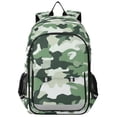 thumbnail image 1 of FORMRS School Backpack 17" Student Travel Bag with Laptop Compartment, Army Green Camouflage Pattern, 1 of 7