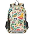 thumbnail image 1 of FORMRS Unisex School Backpack 17" Student Travel Bag with Laptop Compartment, Cartoon Animals, 1 of 7
