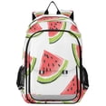 thumbnail image 1 of FORMRS Unisex School Backpack 17" Student Travel Bag with Laptop Compartment, Cartoon Watermelon, 1 of 7