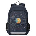 thumbnail image 1 of FORMRS School Backpack 17" Student Travel Bag with Laptop Compartment, Cat Planet, 1 of 7