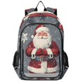 thumbnail image 1 of FORMRS School Backpack 17" Student Travel Bag with Laptop Compartment, Christmas Santa, 1 of 7
