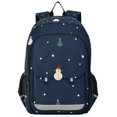 thumbnail image 1 of FORMRS Unisex School Backpack 17" Student Travel Bag with Laptop Compartment, Christmas Whimsy, 1 of 7