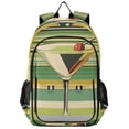 thumbnail image 1 of FORMRS Unisex School Backpack 17" Student Travel Bag with Laptop Compartment, Colorful Martini, 1 of 7