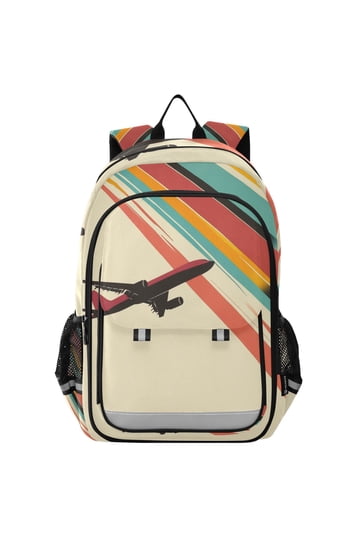 airplane backpacks for.kids Ridaz - Backpack for Kid's Style Name Popatu Kid's Blue Airplane Jet