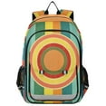 thumbnail image 1 of FORMRS School Backpack 17" Student Travel Bag with Laptop Compartment, Colorful Stripes, 1 of 7