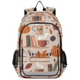 thumbnail image 1 of FORMRS School Backpack 17" Student Travel Bag with Laptop Compartment, Fall Acorns Pattern, 1 of 7
