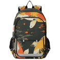 thumbnail image 1 of FORMRS Unisex School Backpack 17" Student Travel Bag with Laptop Compartment, Fish Pattern, 1 of 7