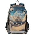 thumbnail image 1 of FORMRS Unisex School Backpack 17" Student Travel Bag with Laptop Compartment, Floating Whale, 1 of 7