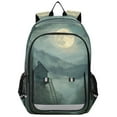 thumbnail image 1 of FORMRS School Backpack 17" Student Travel Bag with Laptop Compartment, Forest House, 1 of 7