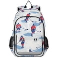 thumbnail image 1 of FORMRS Unisex School Backpack 17" Student Travel Bag with Laptop Compartment, Ice Rink, 1 of 7