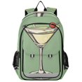 thumbnail image 1 of FORMRS Unisex School Backpack 17" Student Travel Bag with Laptop Compartment, Lemon Juice, 1 of 7
