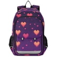 thumbnail image 1 of FORMRS Unisex School Backpack 17" Student Travel Bag with Laptop Compartment, Love in The Clouds, 1 of 7