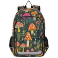 thumbnail image 1 of FORMRS School Backpack 17" Student Travel Bag with Laptop Compartment, Orange Mushroom, 1 of 7