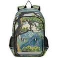 thumbnail image 1 of FORMRS School Backpack 17" Student Travel Bag with Laptop Compartment, Pine Tree, 1 of 7