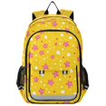 thumbnail image 1 of FORMRS School Backpack 17" Student Travel Bag with Laptop Compartment, Pink White Stars, 1 of 7