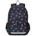 thumbnail image 1 of FORMRS Unisex School Backpack 17" Student Travel Bag with Laptop Compartment, Red Fireworks Pattern, 1 of 7