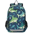thumbnail image 1 of FORMRS School Backpack 17" Student Travel Bag with Laptop Compartment, Sharks Pattern, 1 of 7