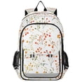 thumbnail image 1 of FORMRS Unisex School Backpack 17" Student Travel Bag with Laptop Compartment, Small Floral Pattern, 1 of 7