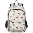 thumbnail image 1 of FORMRS Kids Backpack for School Unisex 17" Casual Bookbag Travel Daypack with Compartment Pockets, Colorful Cartoon Planes Pattern, 1 of 7