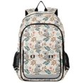 thumbnail image 1 of FORMRS Kids Backpack for School Unisex 17" Casual Bookbag Travel Daypack with Compartment Pockets, Floral Koala Pattern, 1 of 7