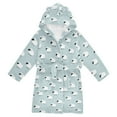 thumbnail image 1 of FORMRS Niños Bathrobe Unisex Hooded Robe Soft Plush Pajamas Sleepwear, Size 2-3T, Cartoon Sheep Pattern, 1 of 7