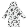 thumbnail image 1 of FORMRS Niños Bathrobe Unisex Hooded Robe Soft Plush Pajamas Sleepwear, Size 2-3T, Football Player Pattern, 1 of 7