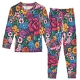 thumbnail image 1 of FORMRS Kids Pajama Set Cotton Long Sleeve Top and Pants 2-Piece Lounge Sleepwear, Sizes 18M-8Y, Charming Floral Pattern, 1 of 6
