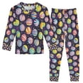 thumbnail image 1 of FORMRS Long Sleeve Top and Pants Pajama Set for Niños 2-Piece Sleepwear, Sizes 18M-8Y, Colorful Candies, 1 of 6