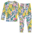 thumbnail image 1 of FORMRS Long Sleeve Top and Pants Pajama Set for Niños 2-Piece Sleepwear, Sizes 18M-8Y, Green Mountains, 1 of 6