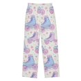 thumbnail image 1 of FORMRS Kids Pajama Pants with Pockets Size 11-12Y Boys Lounge Sleep Bottoms, Pink Skates, 1 of 8
