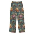thumbnail image 1 of FORMRS Kids Pajama Pants with Pockets Size 13-14Y Boys Lounge Sleep Bottoms, Abstract Water Lilies Pattern, 1 of 8