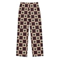 thumbnail image 1 of FORMRS Kids Pajama Pants with Pockets Size 13-14Y Boys Lounge Sleep Bottoms, Checkered Stars Pattern, 1 of 8