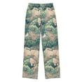 thumbnail image 1 of FORMRS Kids Pajama Pants with Pockets Size 13-14Y Boys Lounge Sleep Bottoms, Floral Forest Pattern, 1 of 8