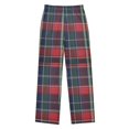 thumbnail image 1 of FORMRS Kids Pajama Pants with Pockets Size 13-14Y Boys Lounge Sleep Bottoms, Warm Tartan Mosaic, 1 of 8