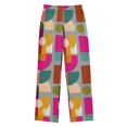 thumbnail image 1 of FORMRS Kids Pajama Pants with Pockets Size 6-8Y Boys Lounge Sleep Bottoms, Abstract Geometric Pattern, 1 of 8