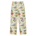 thumbnail image 1 of FORMRS Kids Pajama Pants with Pockets Size 6-8Y Boys Lounge Sleep Bottoms, Birds with Strawberries, 1 of 8