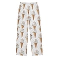 thumbnail image 1 of FORMRS Kids Pajama Pants with Pockets Size 6-8Y Boys Lounge Sleep Bottoms, Cartoon Ice Cream Pattern, 1 of 8