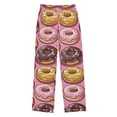 thumbnail image 1 of FORMRS Kids Pajama Pants with Pockets Size 6-8Y Boys Lounge Sleep Bottoms, Cute Doughnuts Pattern, 1 of 8
