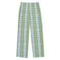 thumbnail image 1 of FORMRS Kids Pajama Pants with Pockets Size 6-8Y Boys Lounge Sleep Bottoms, Green Stripe Pattern, 1 of 8