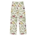 thumbnail image 1 of FORMRS Kids Pajama Pants with Pockets Size 6-8Y Boys Lounge Sleep Bottoms, Purple Birds Teapots, 1 of 8