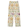 thumbnail image 1 of FORMRS Kids Pajama Pants with Pockets Size 9-10Y Boys Lounge Sleep Bottoms, Birds Tea Time, 1 of 8