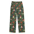 thumbnail image 1 of FORMRS Kids Pajama Pants with Pockets Size 9-10Y Boys Lounge Sleep Bottoms, Forest Mushroom Pattern, 1 of 8